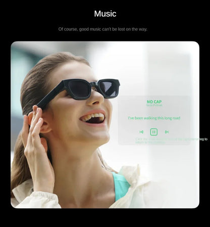 INMO Go Smart AR Glasses Wireless AI Assistant Glasses Music/Call/Translation/Teleprompter/Navigation/Bluetooth Audio In Stock